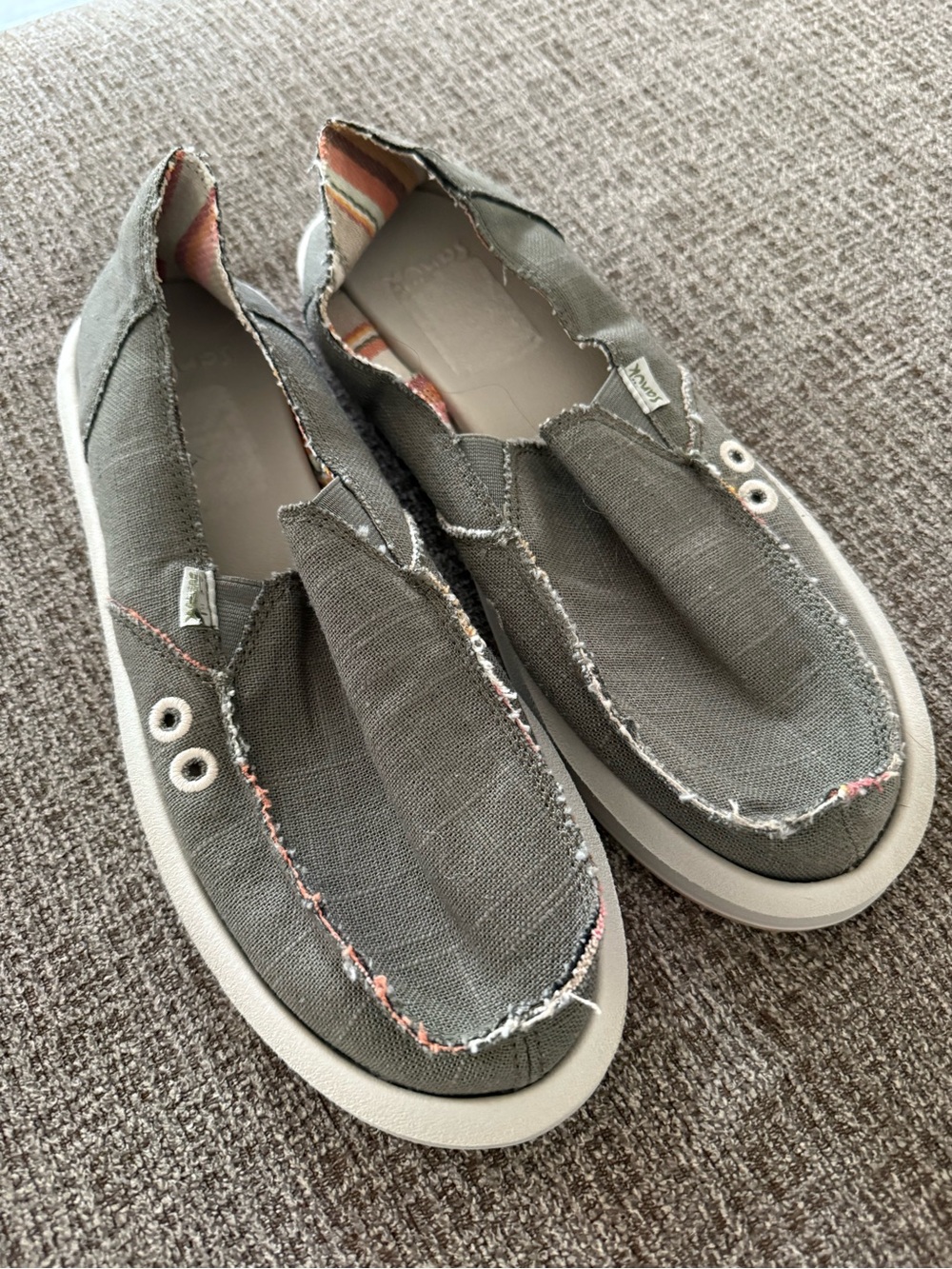 SANUK DONNA ST HEMP SHOES WOMENS